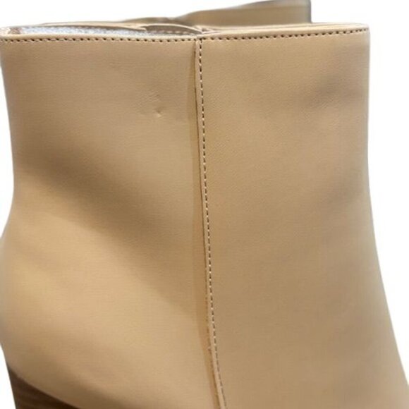 Sugar Evvie Zipper Pointed Toe & Chunky Heel Ankle Boots in Tan – NIB – Size 7.5 - Picture 3 of 6